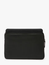 Leather 13" Flandres Laptop Cover Etrier Black flandres EFLA8833-vue-porte