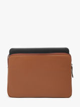 Leather 13" Flandres Laptop Cover Etrier Brown flandres EFLA8833-vue-porte
