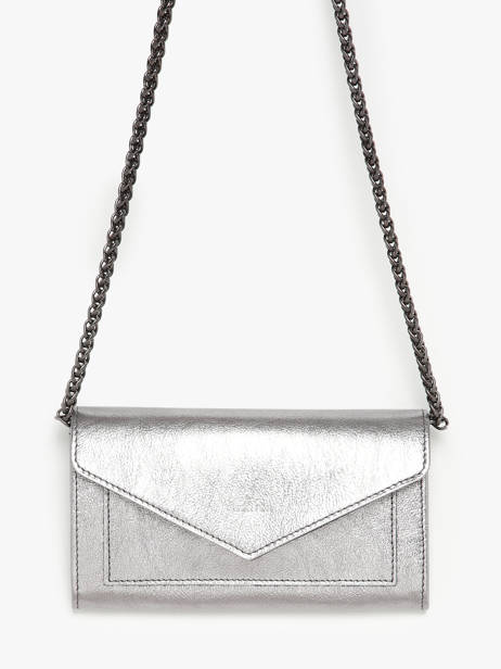 Wallet Etincelle Irisée Leather Etrier Silver etincelle irisee EETI5008 other view 1