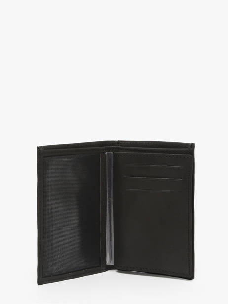 Compact Leather Wallet Oil Etrier Black oil EOIL027 other view 1